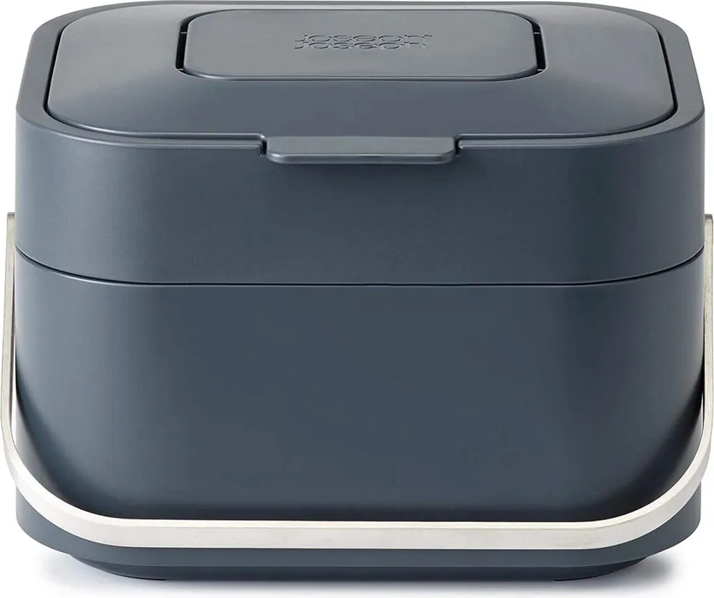 Bac à Compost Cuisine Joseph Joseph Stack 4L Gris avec Filtre Charbon - 5