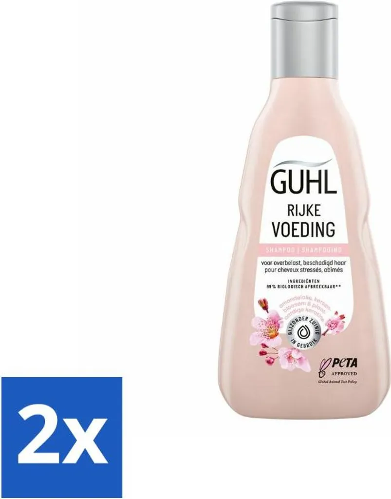 Guhl Shampoo Rich Care 2x250ml | Una Carezza di Seta per i Tuoi Capelli