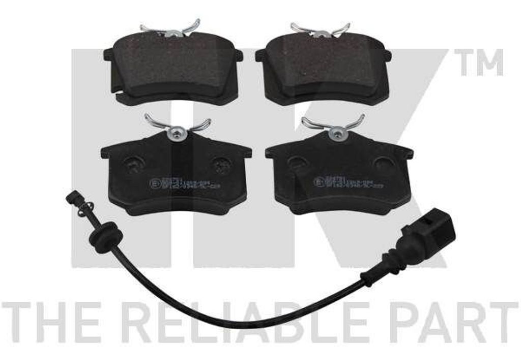 NK Bremsbeläge Satz Hinten Bremsklötze für VW POLO (9N) 224781