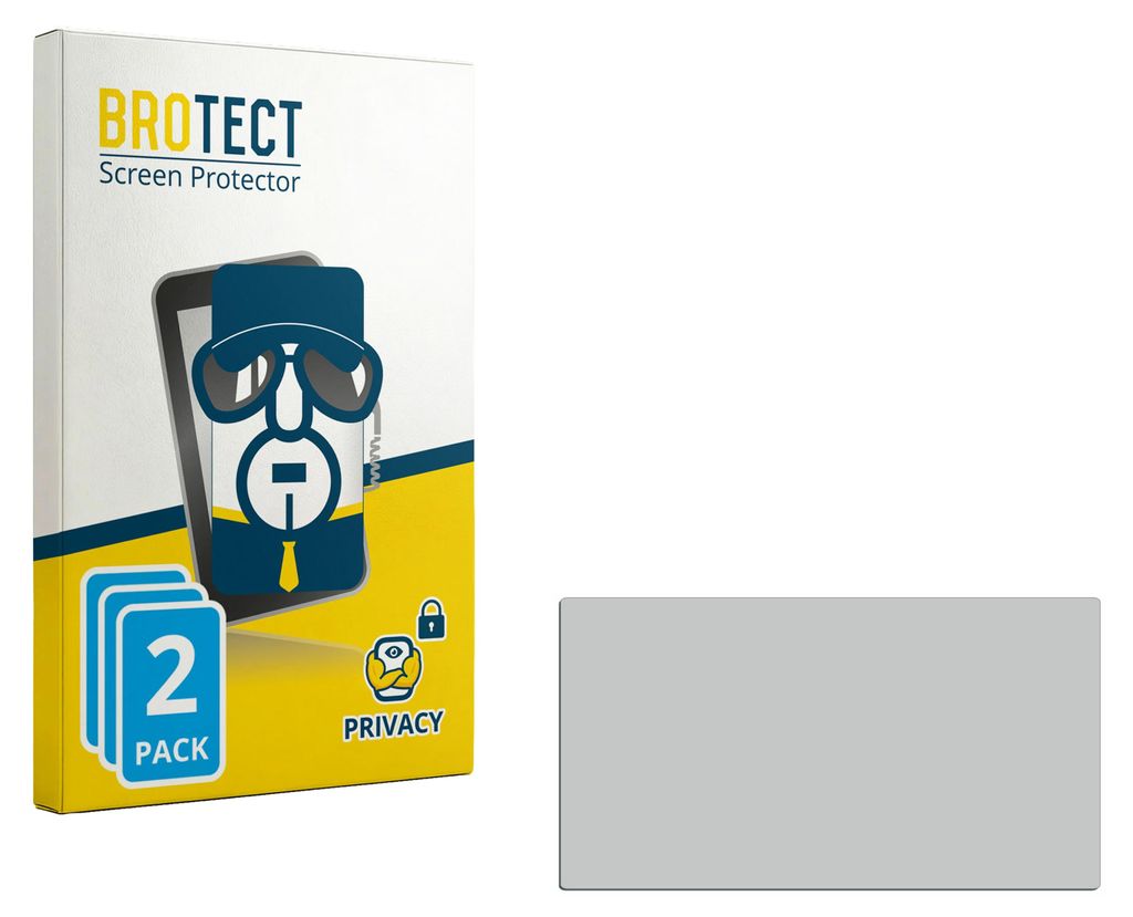BROTECT Sichtschutzfolie für Standardgrößen mit 16.5 cm (6.5 Zoll) Displays 143 x 78 mm Anti-Spy Privacy Sichtschutz Blickschutz Folie Blaulicht...