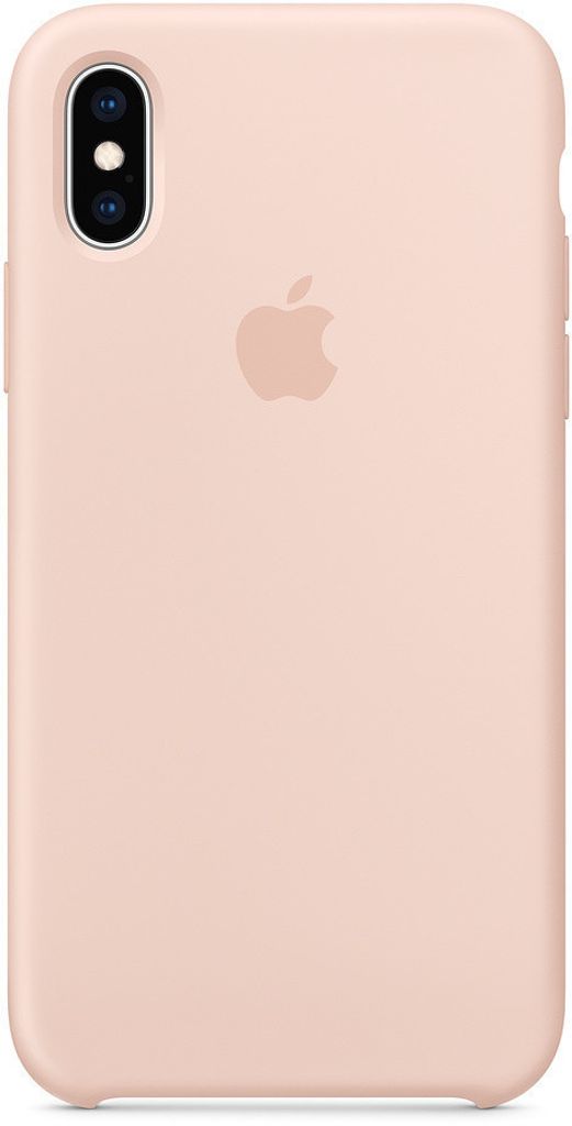Apple Silicone Backcover dla Apple iPhone Xs / X - Pink Zdjęcie produktu 