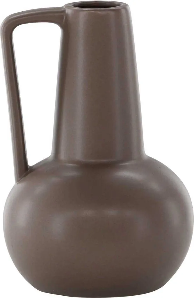 Venture Design Vase Lane Noir - Vase Décoratif en Céramique Design 23cm