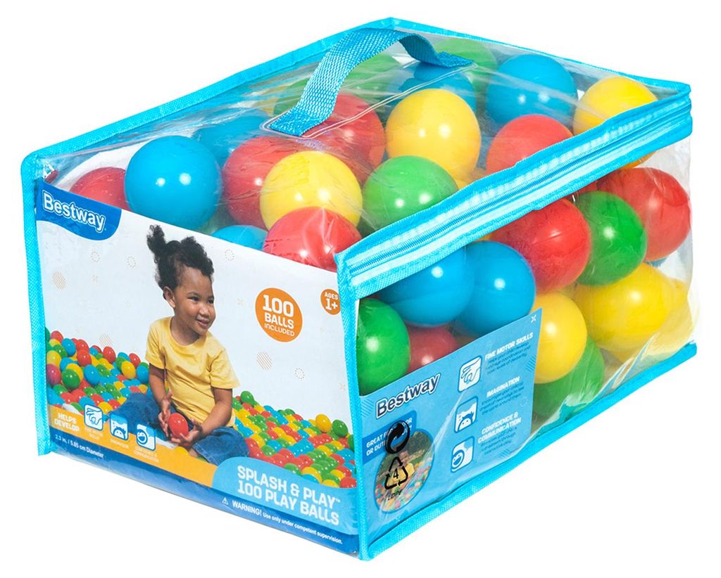 Bestway Spielbälle Splash & Play , 100 Stück