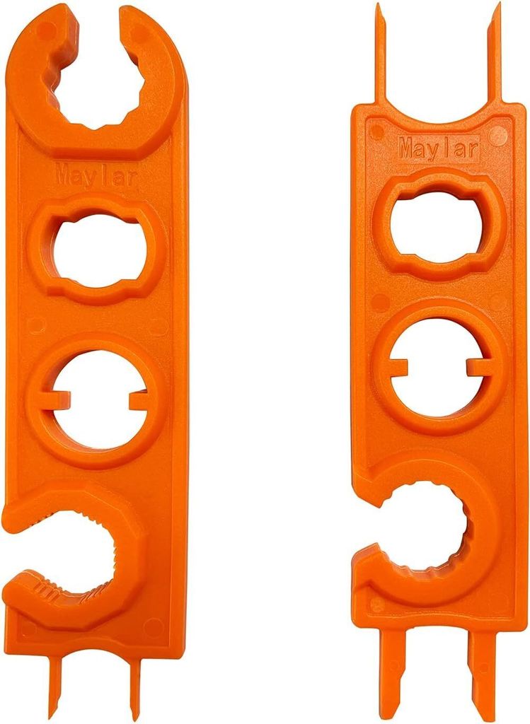 Solar Schraubenschlüssel, Stecker Wieder Lösen Stecker Werkzeug für Solarpanel Kabel PV System Solarpanel Kabel, 1 Paar, Orange