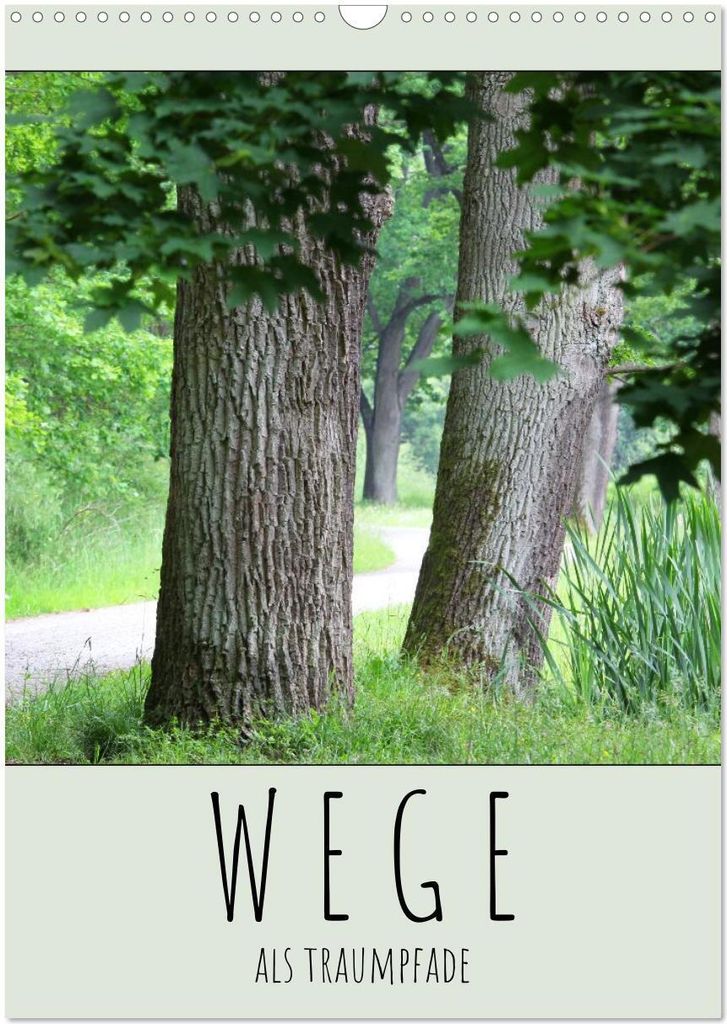 Wege als Traumpfade (Wandkalender 2026 DIN A3 hoch), CALVENDO Monatskalender