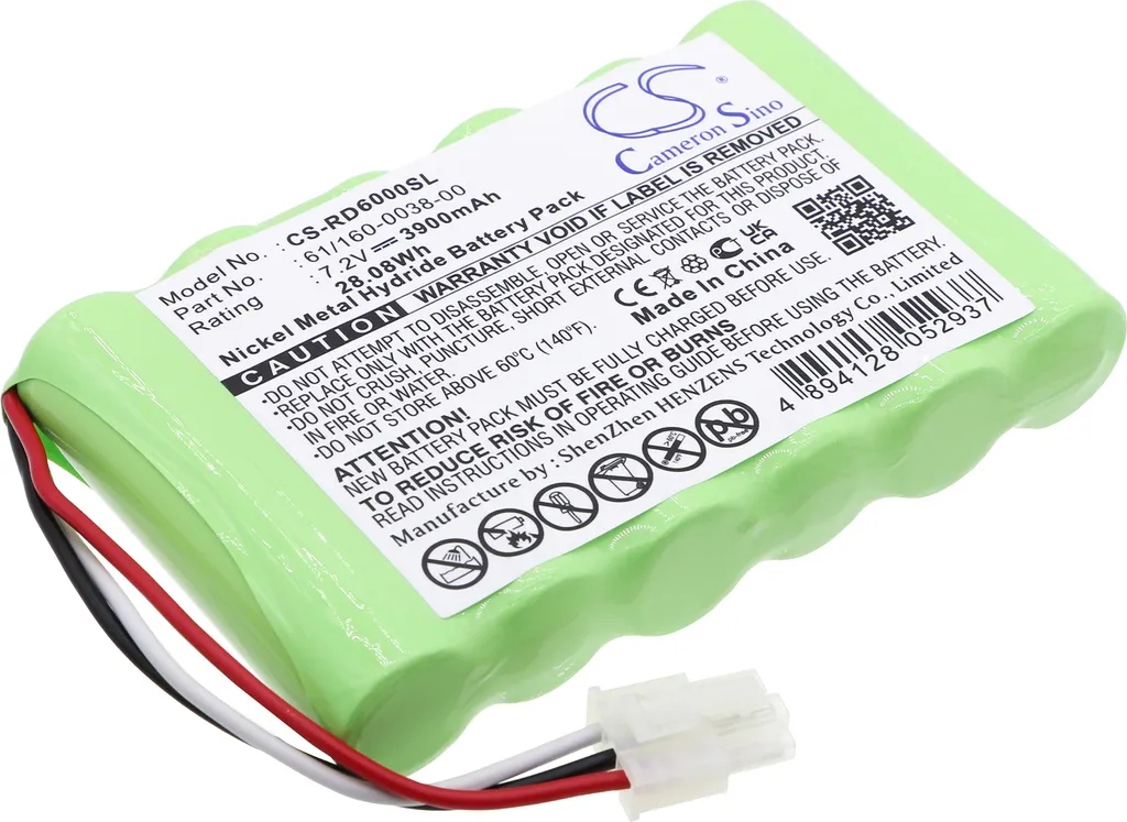 Batterie de secours pour testeur TDR Riser Bond 6000 et analyseur RD6000
