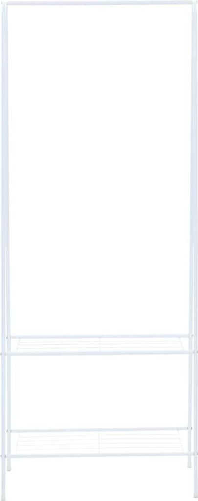 vidaXL Vešiak na kabáty 59 x 35 x 150 cm biely Obrázok produktu 