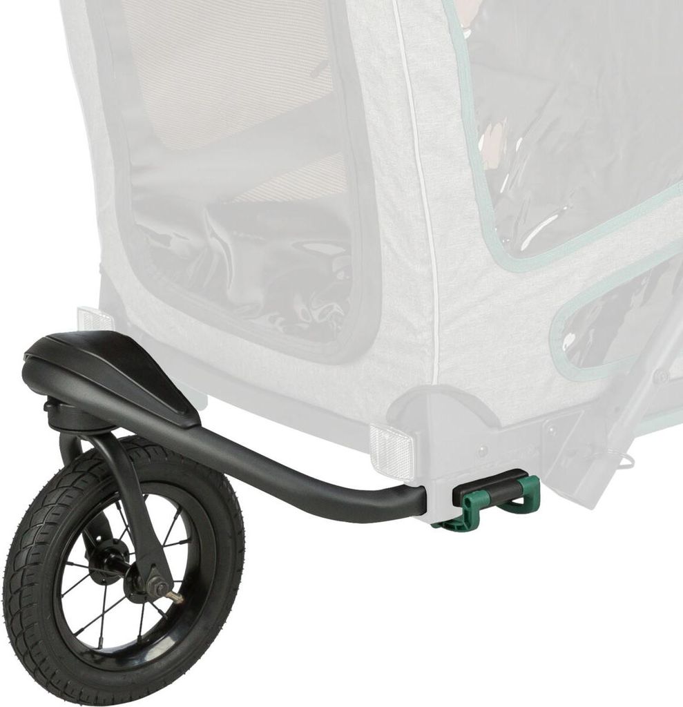 TRIXIE Jogger-Umbausatz für Fahrrad-Anhänger - diverse - 550L x 340H x 360B
