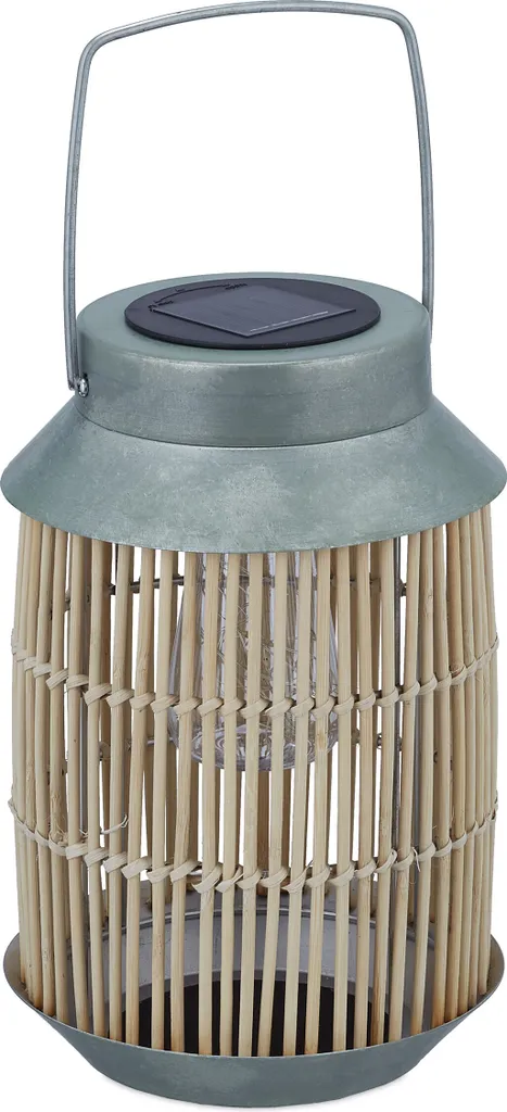 Lampe Solaire Sans Fil pour Jardin - Fini les Câbles en Rotin et Métal
