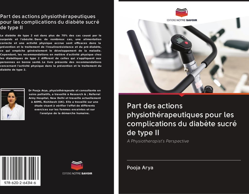 Part des actions physiothérapeutiques pour les complications du diabète sucré de type II
