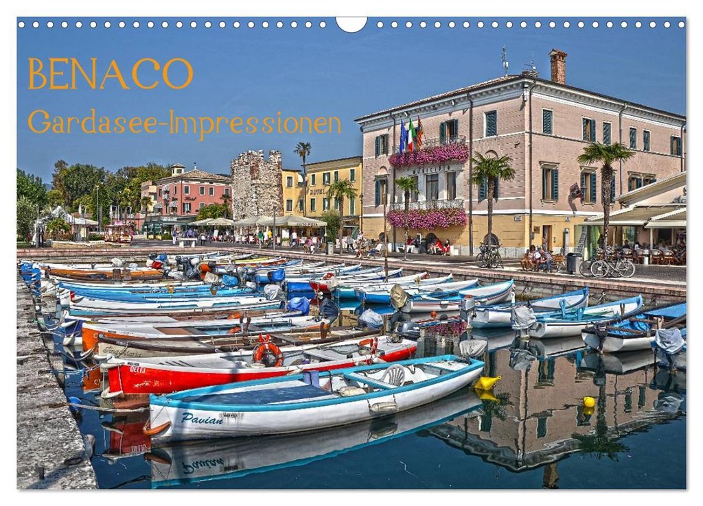 BENACO - Gardasee-Impressionen (Wandkalender 2027 DIN A3 quer), CALVENDO Monatskalender