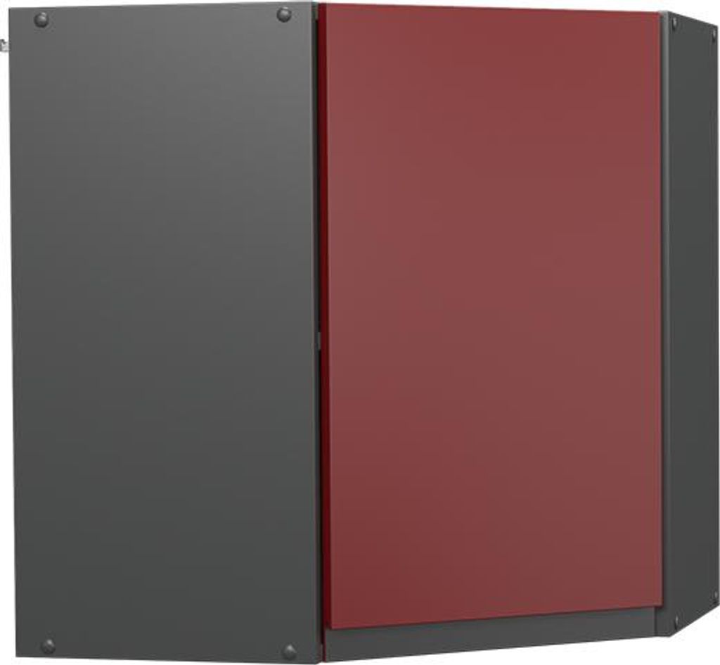Küchenfront Vicco R-Line Rot 36.4 x 59 cm Möbelfront für den Eckhängeschrank, Model 39490
