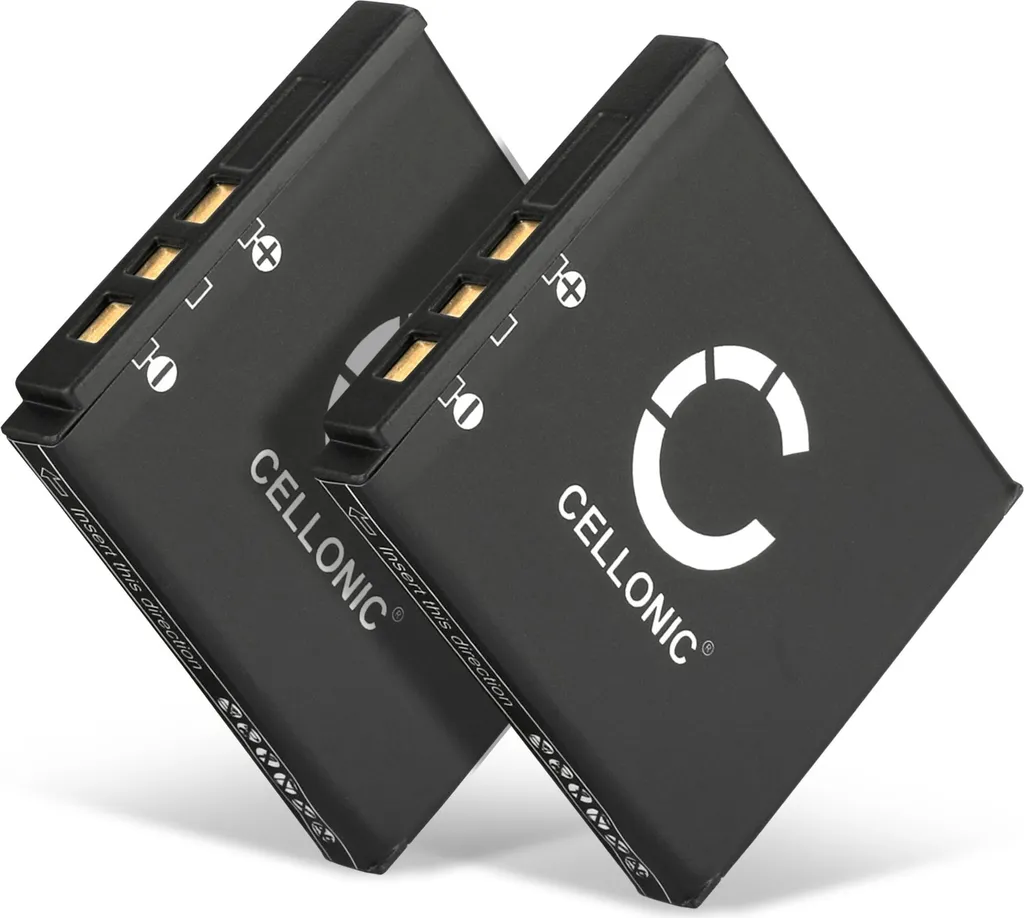 Pacco Doppio Batteria Kodak KLIC-7001 CELLONIC 3.7V 700mAh