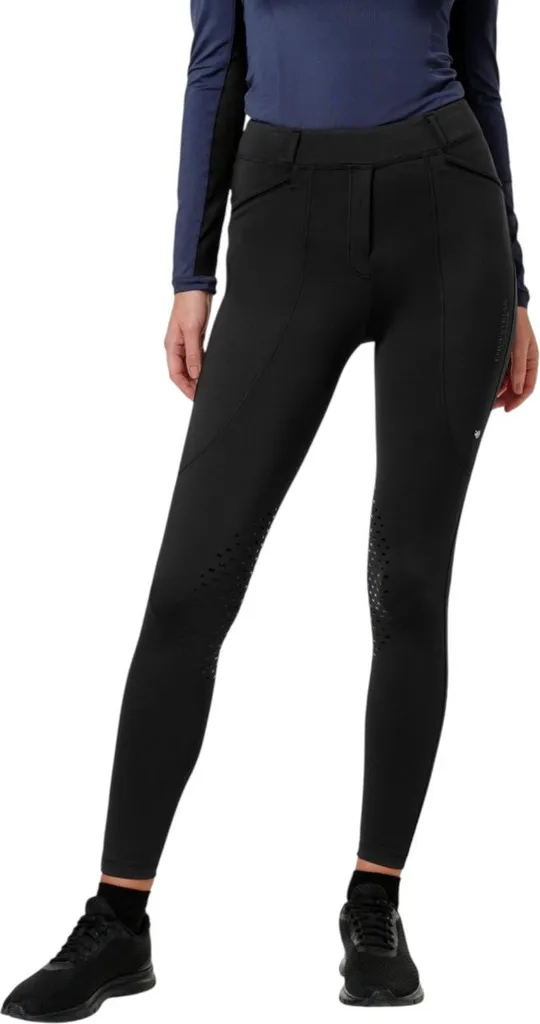 Legging d'équitation Femme Noir Taille L pour Entraînement et Compétition