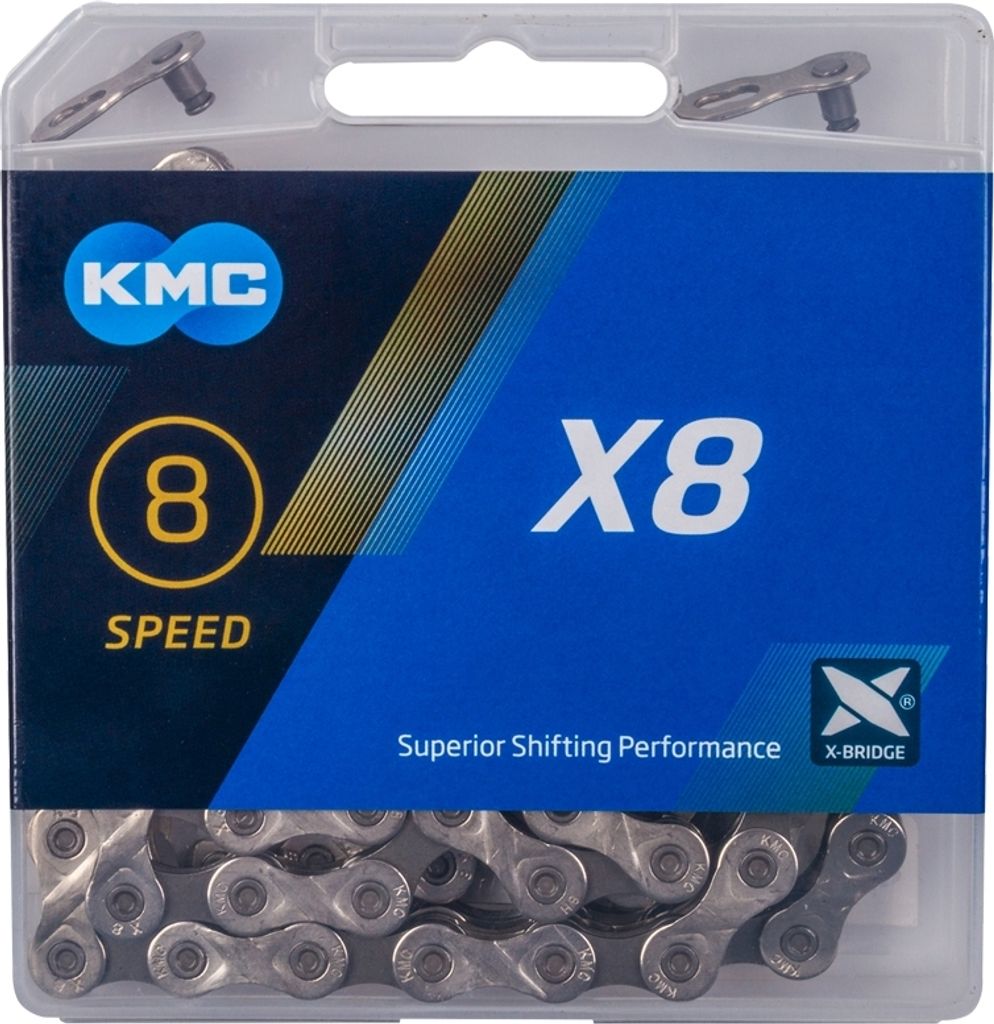 Catena del deragliatore KMC a 8 velocità X8 con 114 maglie Immagine del prodotto 