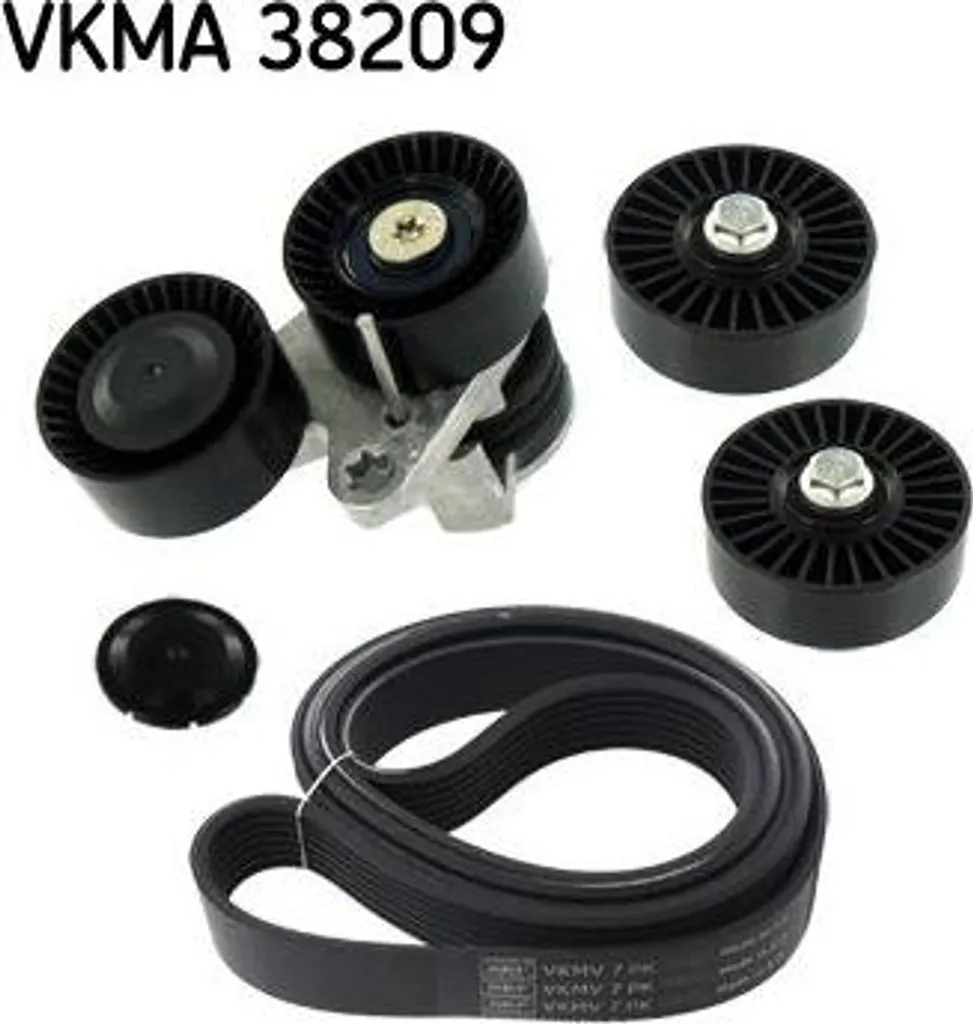 Stop aux bruits moteur avec le Kit Courroie SKF VKMA 38209 pour BMW