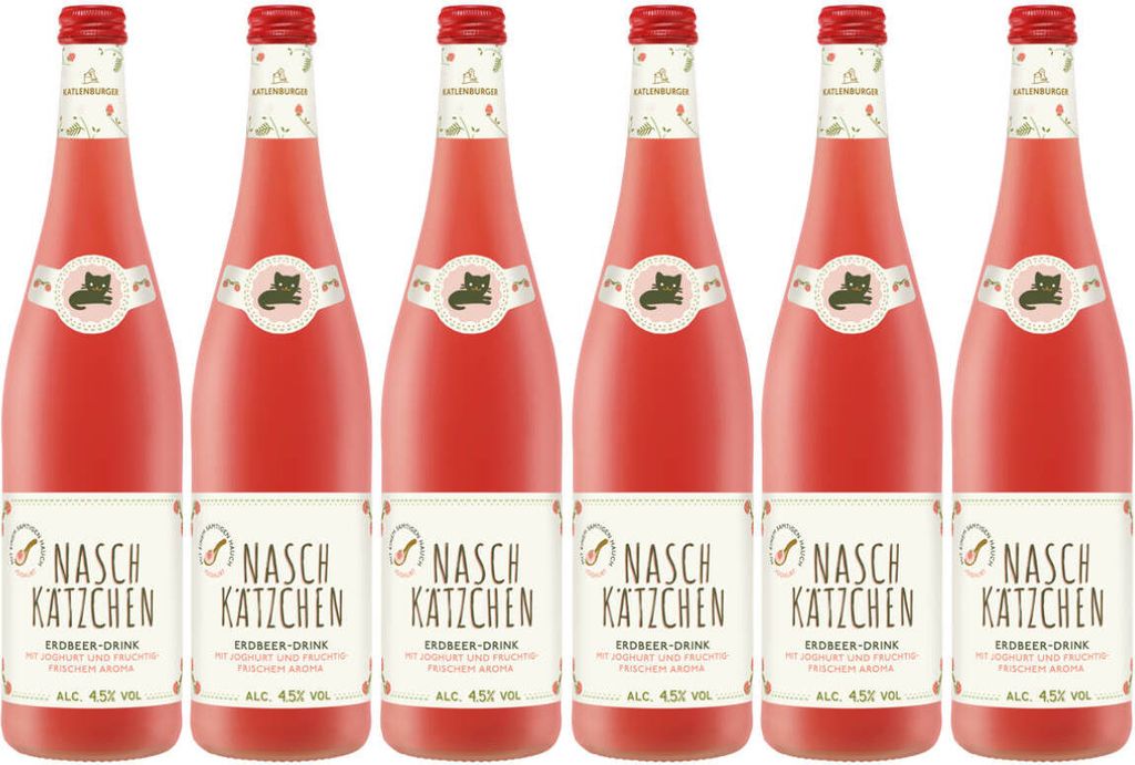 Naschkätzchen Erdbeere mit Joghurt und fruchtigem Aroma Produktbild 