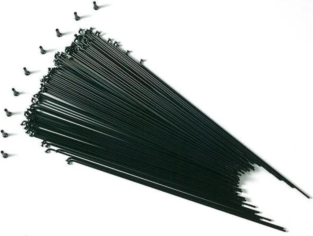 Gurpil Speichen 100 Einheiten Schwarz 270 x 2 mm Schwarz 270 x 2 mm