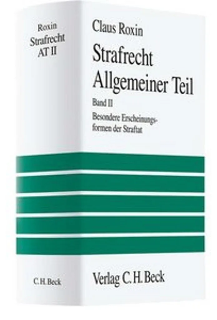 Strafrecht Allgemeiner Teil 2 : Manuel de droit pénal allemand tome II