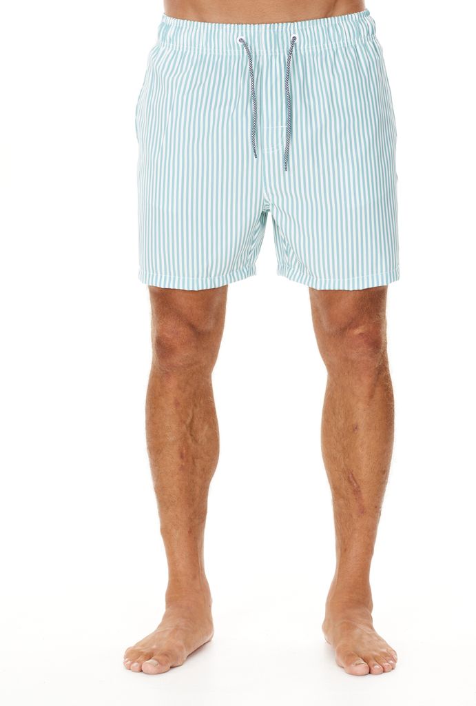 Cruz Badeshorts Kenny in zeitlosem Streifenmuster Print 3506 2XL