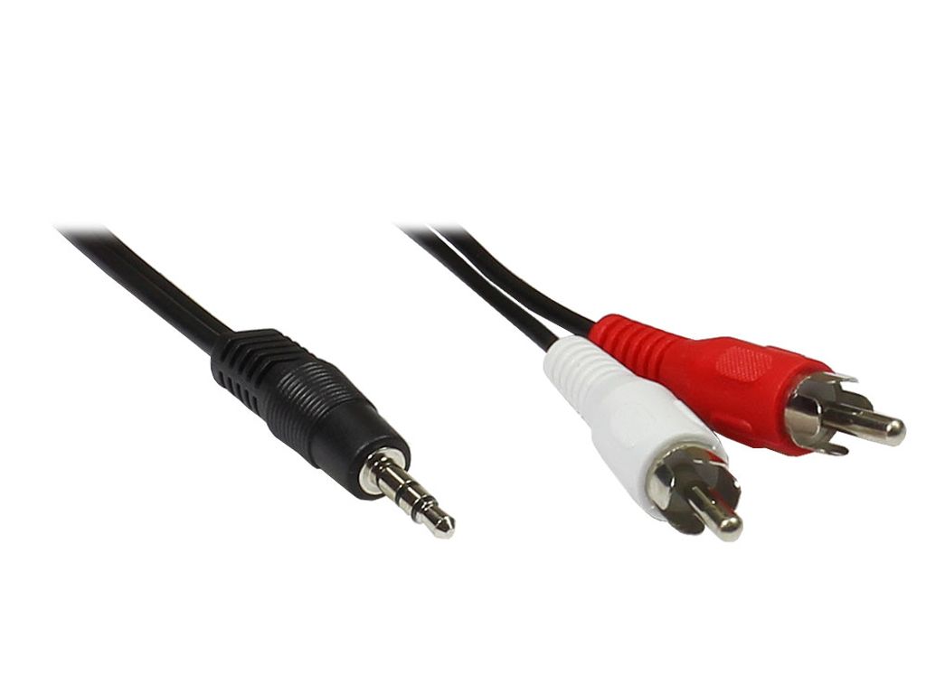 Stereo Verbindung 3,5 Klinke St / 2 x Cinch St, Länge: 10m, Good Connections