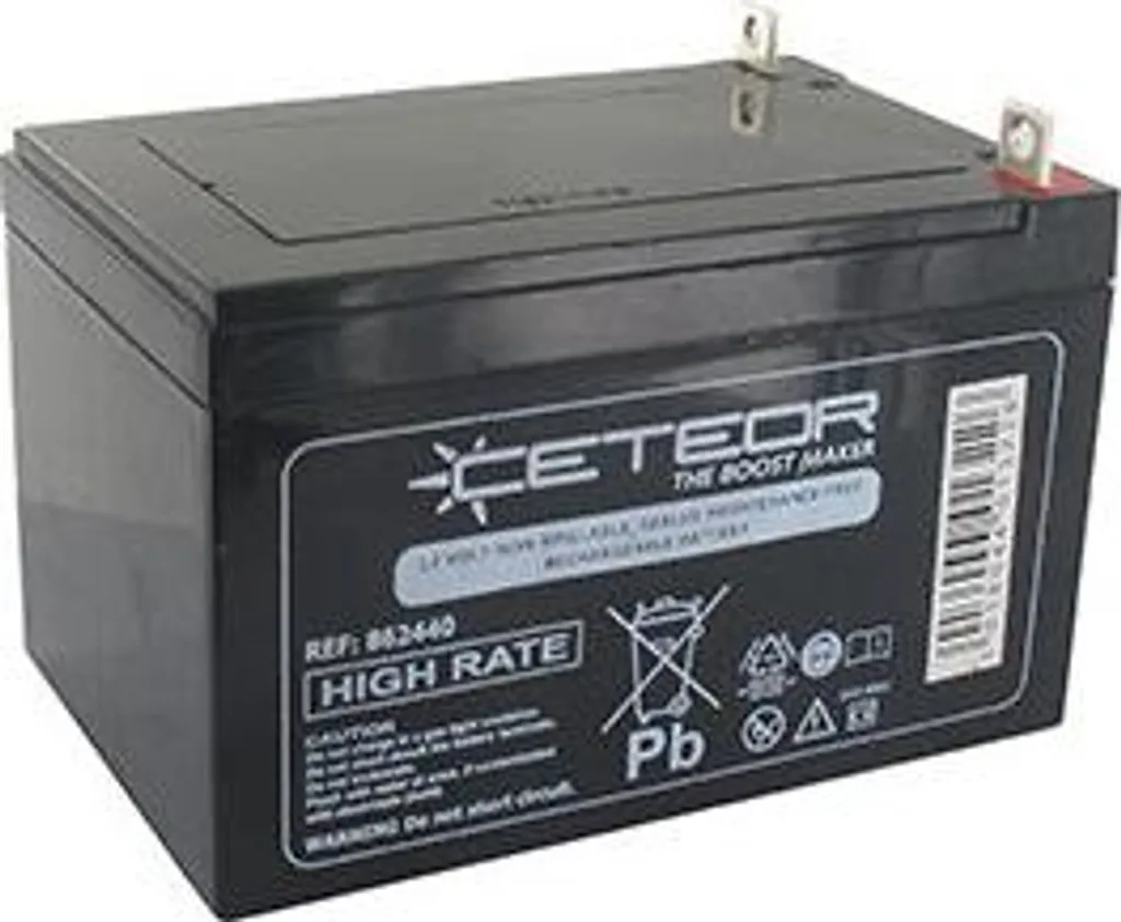Batterie pour Booster 9201001 - 12V 440A de Secours Automobile