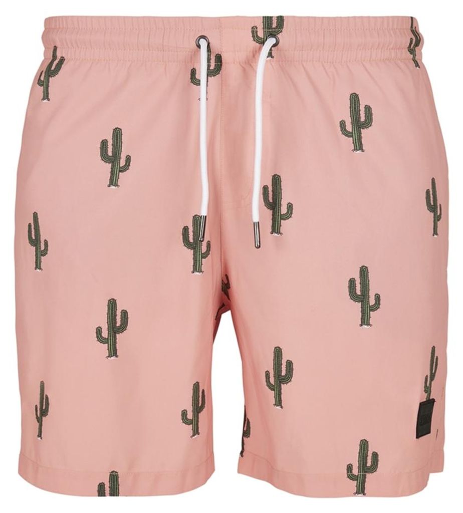 Urban Classics - Badeshorts für Herren TN1678 (XL) (Pink)