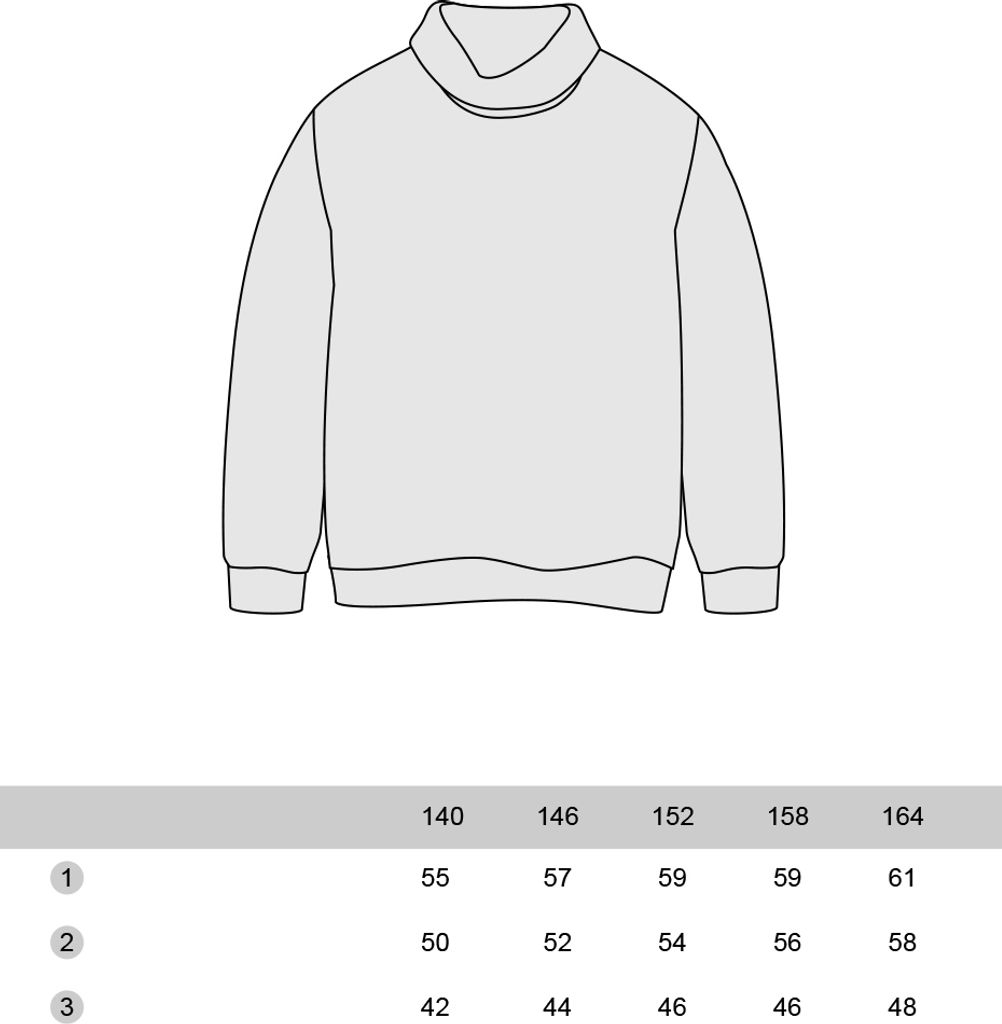 Rollkragenpullover für Jungen Superior - Schwarz - 146