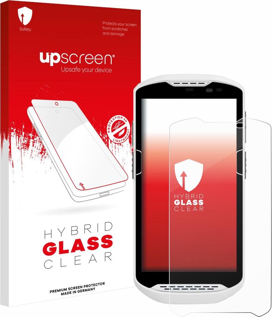 upscreen Schutzglas für Zebra TC57ax Schutzfolie Panzer Folie Glas Display Schutz klar