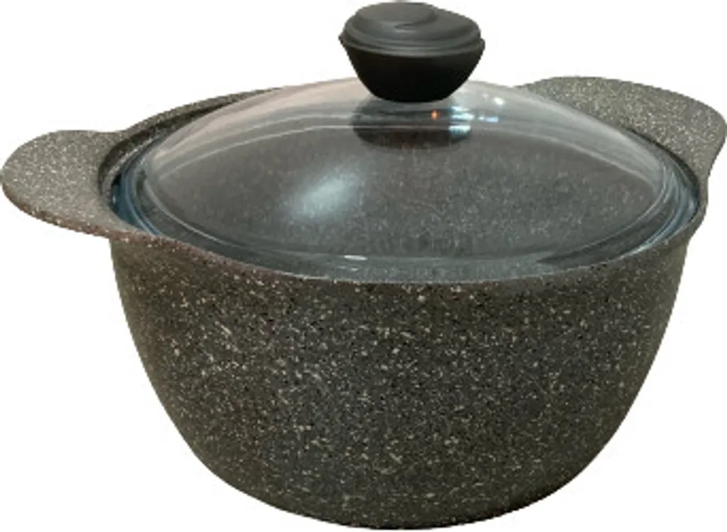 Homelux - Set di pentole a induzione, 10 pezzi, pentole a induzione, pentole con coperchio in vetro, set di pentole e padelle, adatte a induzione, colore: nero