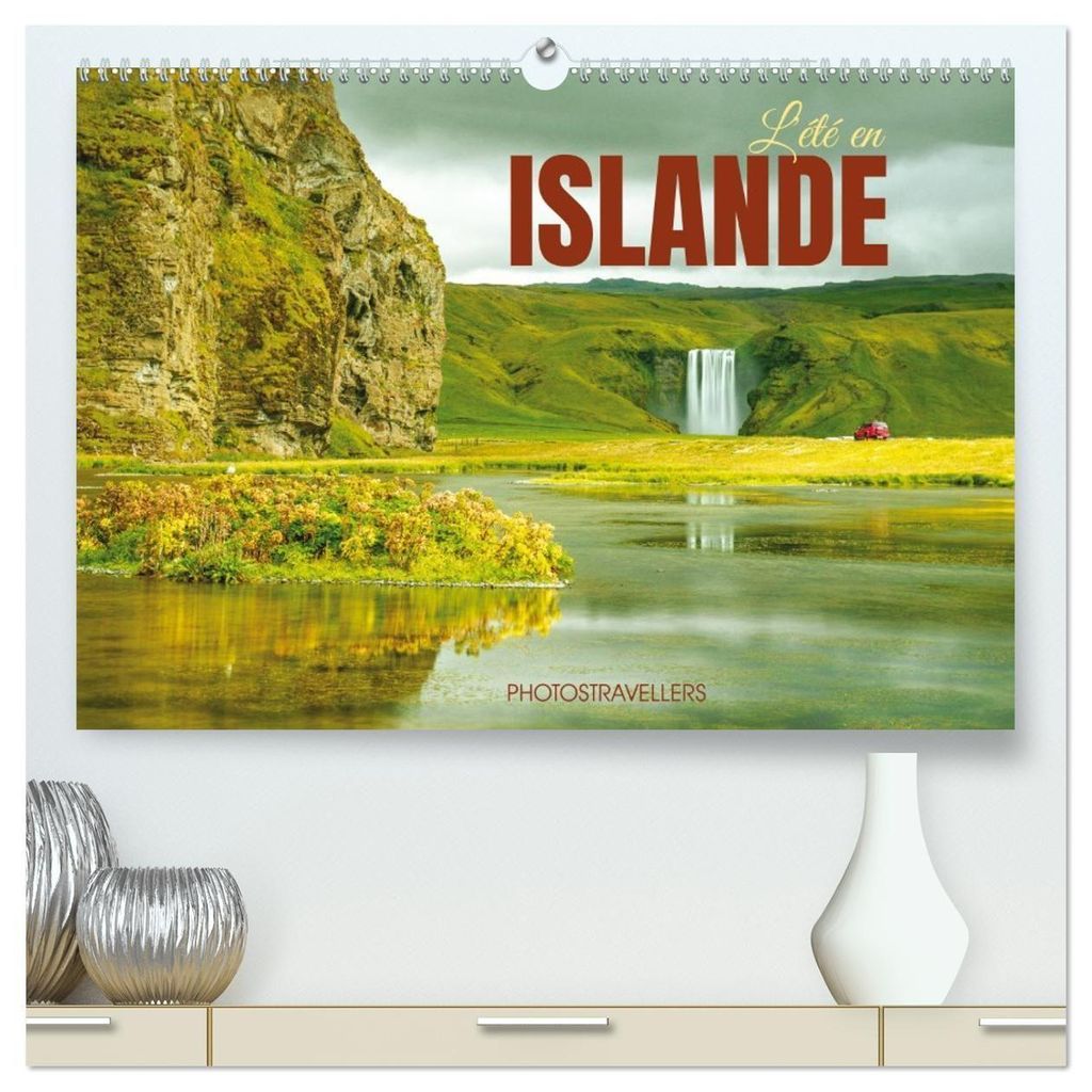 L'été en Islande (Calendrier mural 2027 DIN A2 vertical) calendrier de bureau