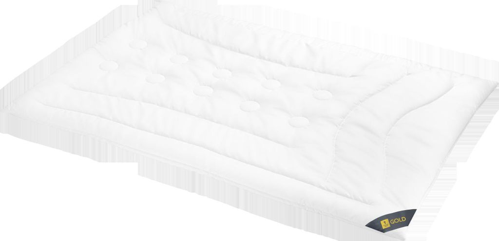 Spessarttraum Faserdecke Gold Füllung aus 100% Polyester Bezug aus 100% Baumwolle Größe 200x220 Wärmeklasse Extrawarm