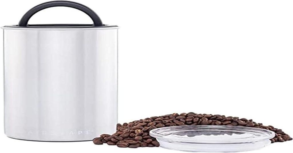 Airscape Edelstahl-Kaffeebehälter für Lebensmittelaufbewahrung - Patentierter luftdichter Containerdeckel - Drückt überschüssige Luft heraus -...