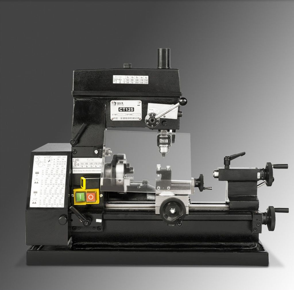 3 v 1 Mini soustruh Vrtací frézka DIY Tool Bench Lathe Obrázek produktu 15