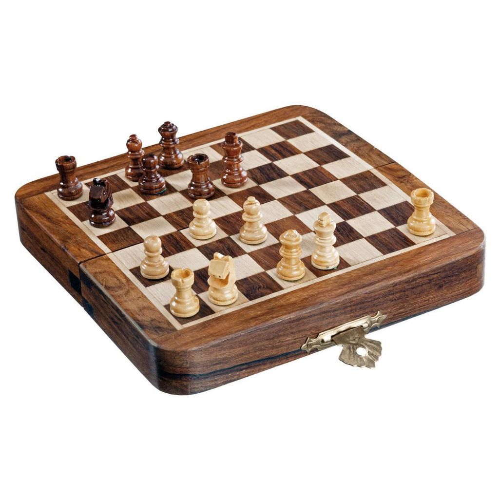 Juego de ajedrez de viaje MINI, con imanes Imagen del producto 