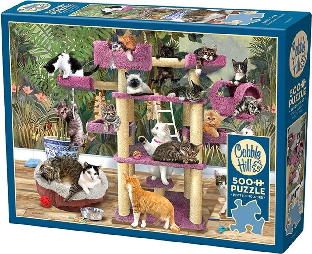 Griffoir chat G3 Puzzle 500 avec structure alvéolée haute résistance - 2