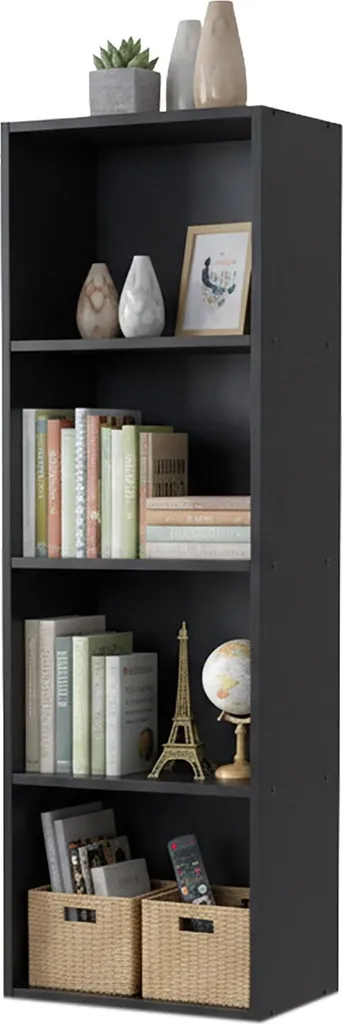 Bibliothèque cubique autoportante gain de place pour petits appartements