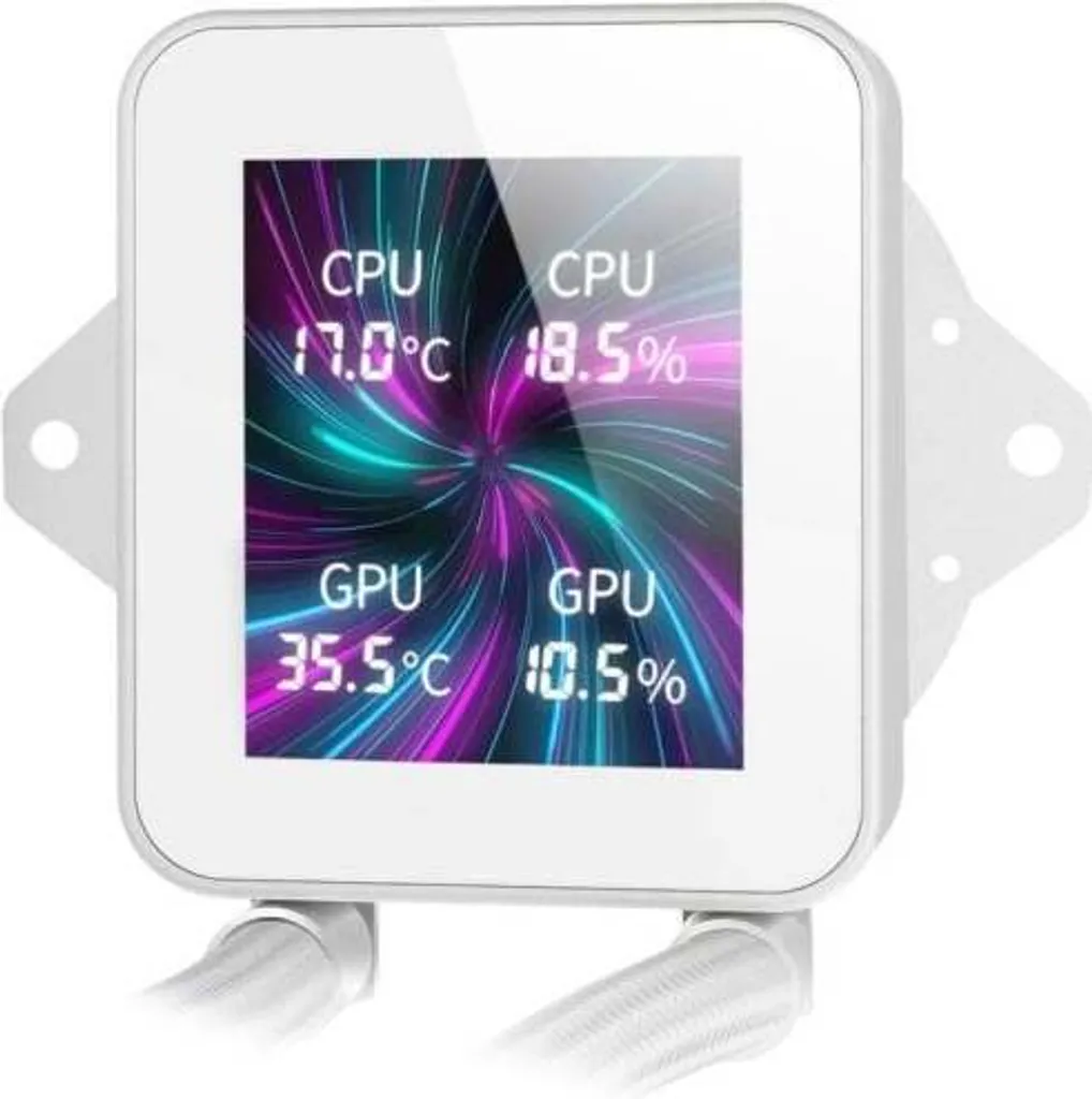 Refroidisseur Liquide ML-VISION360 Blanc TDP 600W Écran LCD Personnalisable