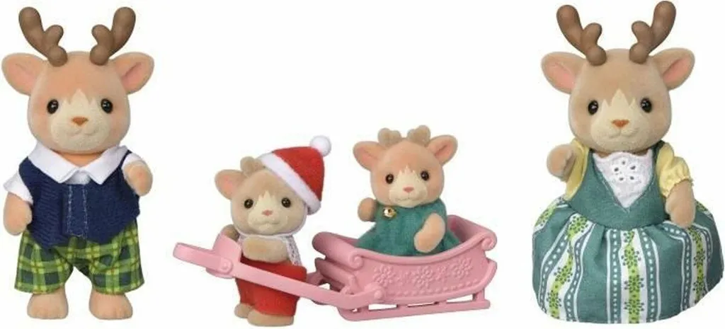 Sylvanian Families 5692 Noël : Set de Figurines et Accessoires de Fête
