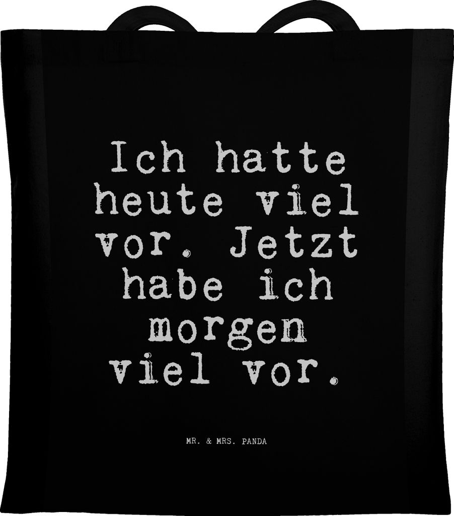 Mr. & Mrs. Panda dokumententasche Ich hatte heute viel... - Produktbild 