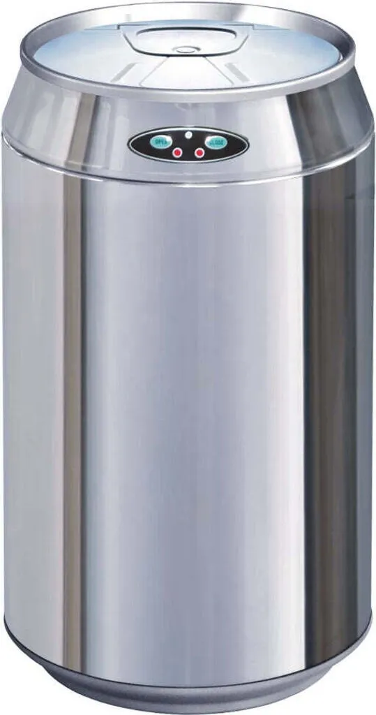 Poubelle Automatique 30L en Inox avec Couvercle Intelligent Silencieux