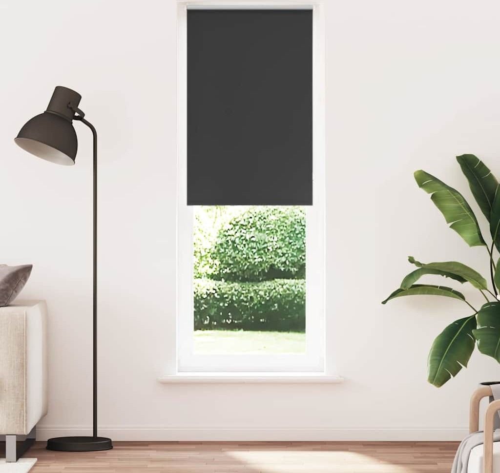 "2026 Promotion" Verdunkelungsrollo - Balkonrollo Sichtschutz - Schwarz 75x230 cm Stoffbreite 70,7 cm - Rollos CC23686