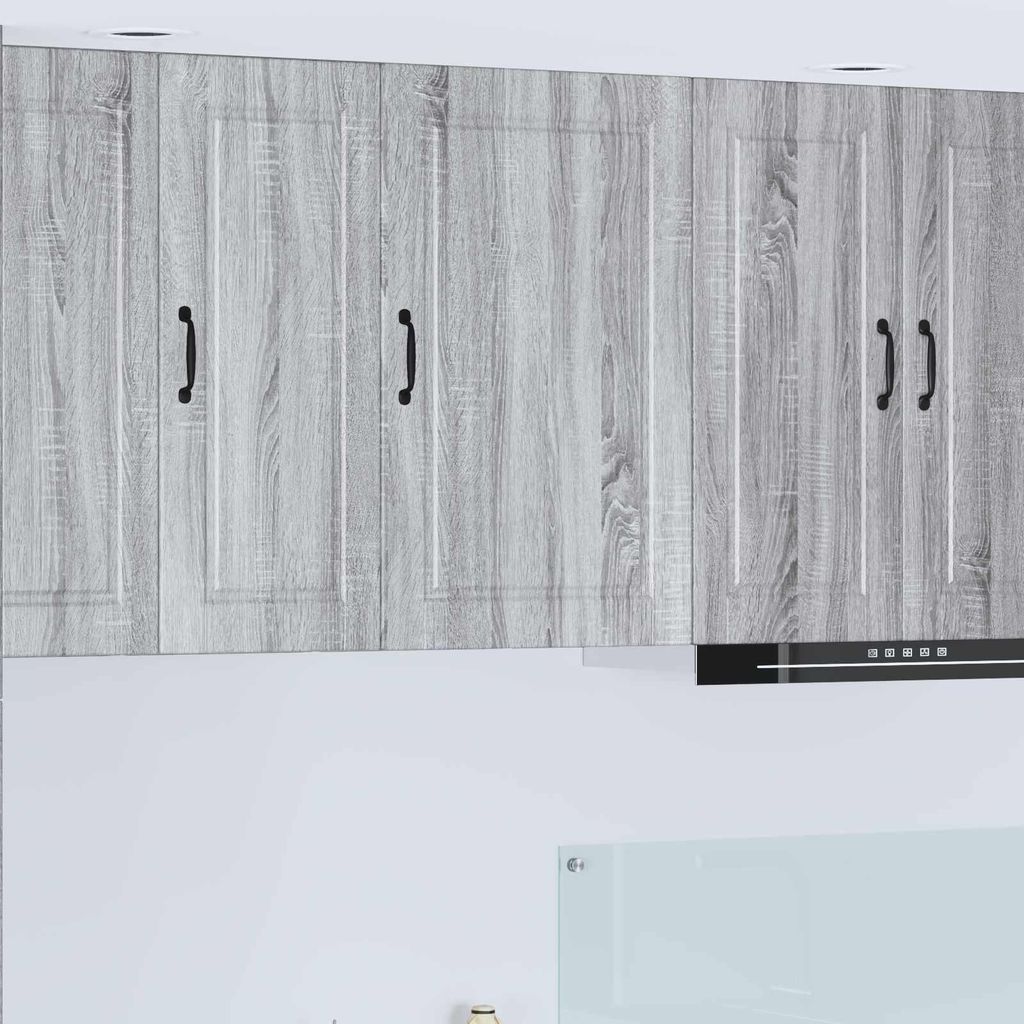 "Schlussverkauf" Küchenschrank/Sideboard - 1 pc - Aufbewahrungsschrank moderne - Graues Sonoma 50x31x80 cm Holzwerkstoff C10623