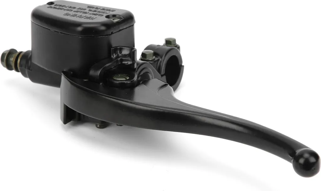 Maître-cylindre universel moto 7/8 pouces avec levier en aluminium noir