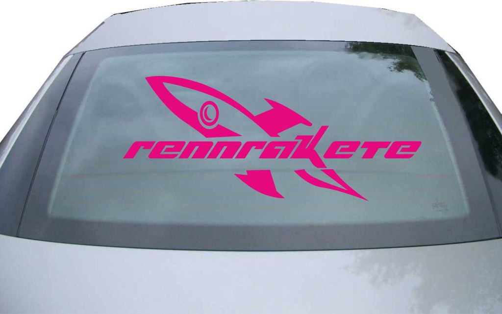 Indigos UG - Aufkleber Heckscheibe & Motorklappe DE7149 - pink - 600x450 mm - Evil Pumpkin fies Horror Kürbis - Auto Scheiben Fenster Heckklappe T...