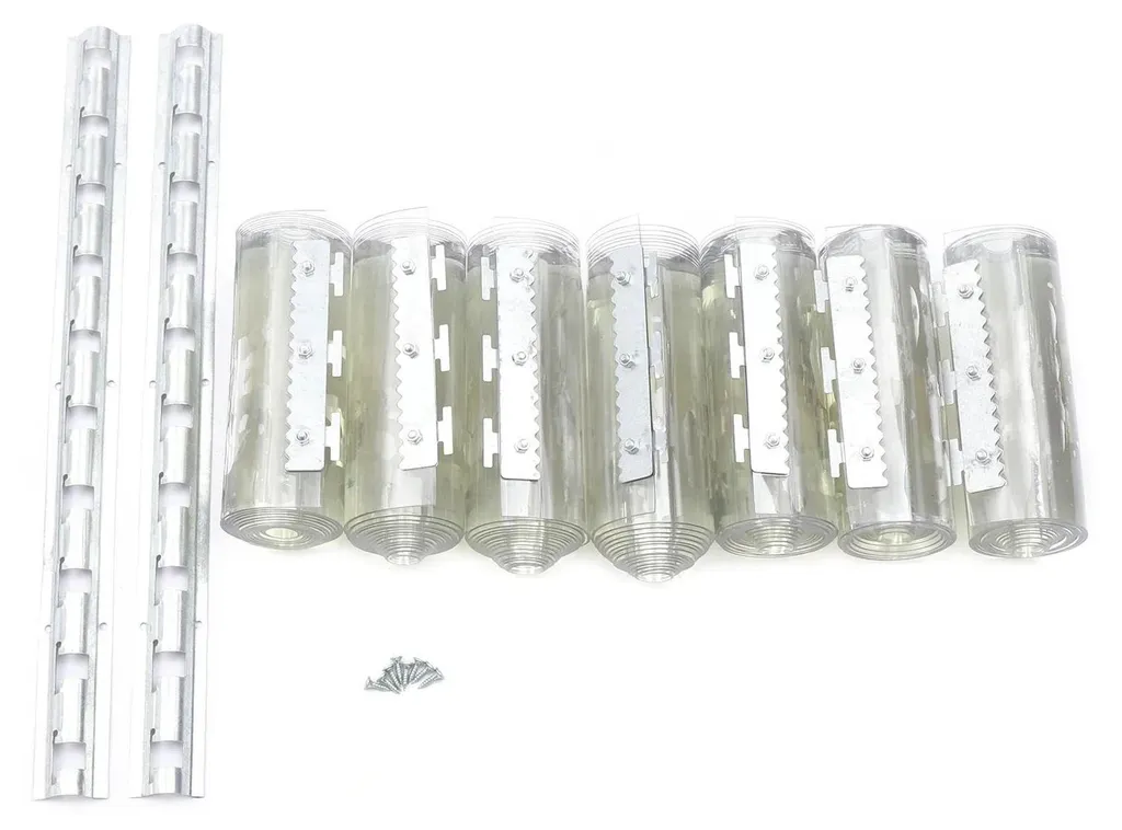 Rideau à lanières PVC anti-bruit et anti-poussière, kit complet 1,2m