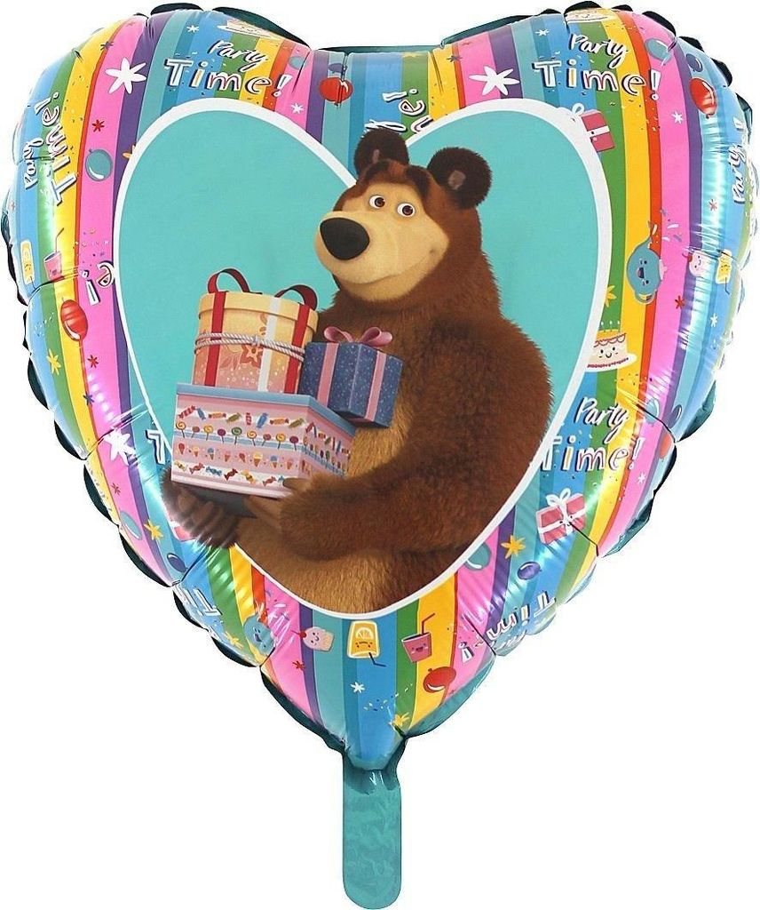Balon Foliowy Masha i Niedźwiedź prezenty 46cm Grabo Zdjęcie produktu 