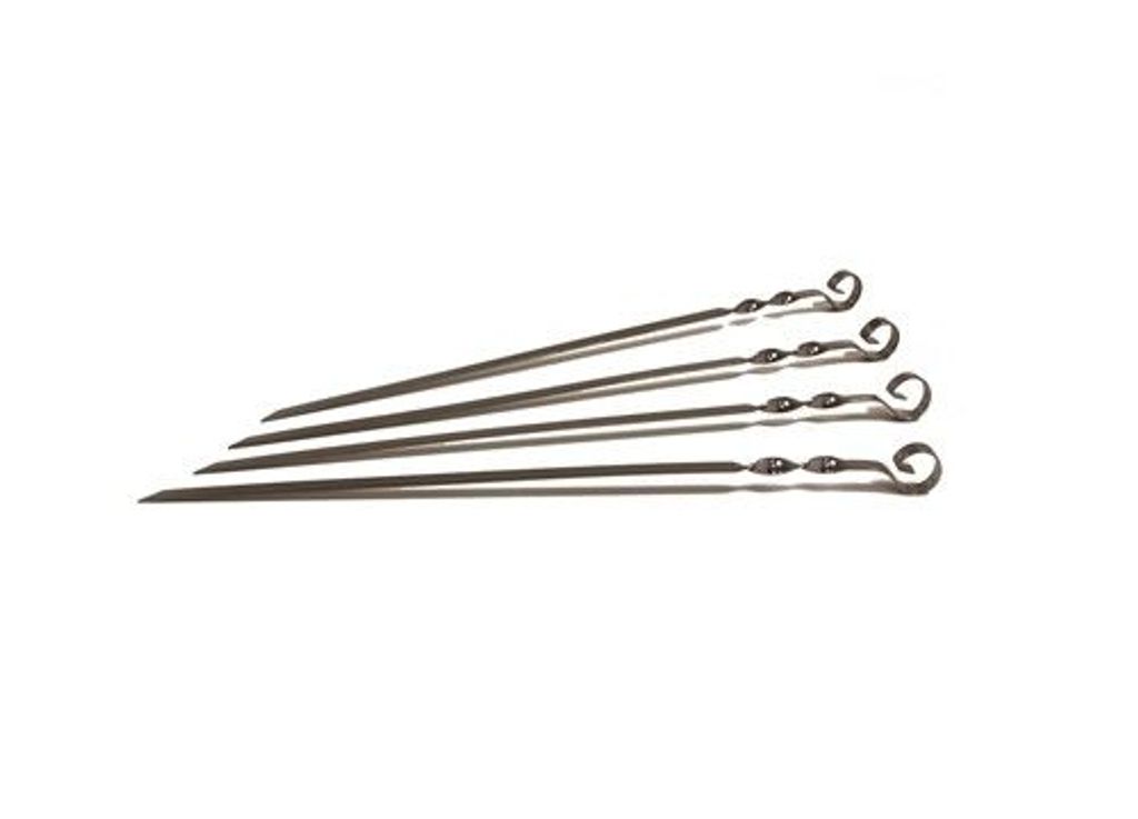 KOLIMAX Platte grillnaald, 40 cm, set van 4 stuks. Productafbeelding 