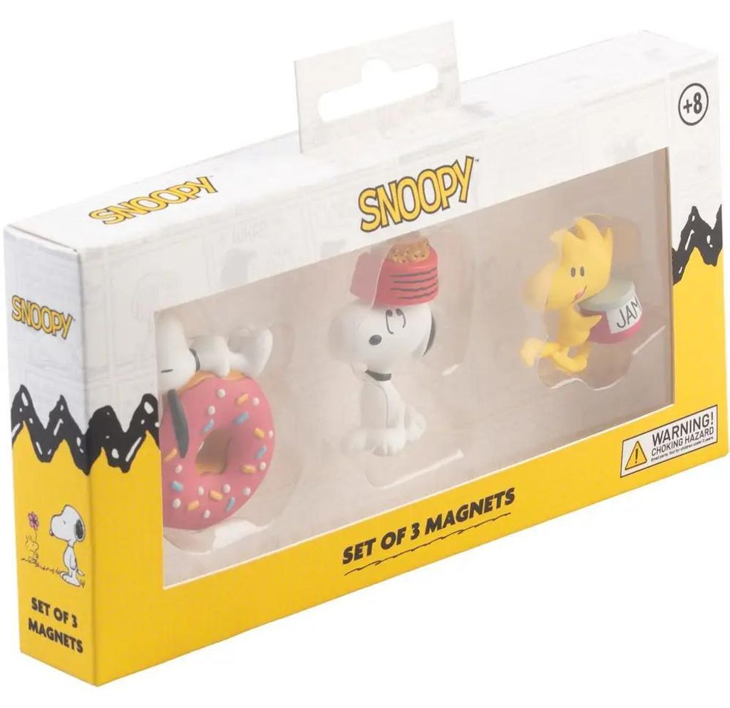Dekorative Magnete mit Snoopy Motiv im 3er-Set