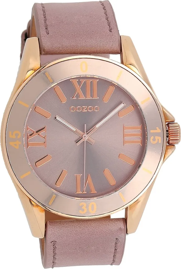 Oozoo orologio da donna e da uomo analogico al quarzo braccialato rosa Serie Vintage D2UOC5738A
